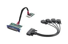 Module d'extension pour PC industriel fanless, Non-Isolated RS-232, DB37, 4-Ch, PCIe I/F