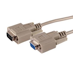 BB-232NM9MF6 CABLE, DB9 MALE TO DB9 FEMALE 6FT (NULL MODEM)