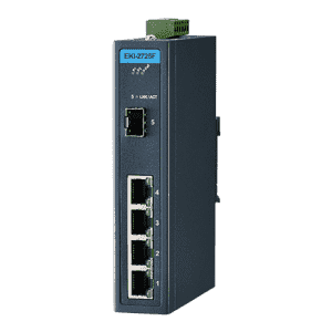 EKI-2725F-AE Switch Rail DIN industriel 4 ports Gb + 1 Fibre SFP