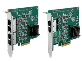 Carte ethernet PCIe 2 ports 10/100/1000Mbps