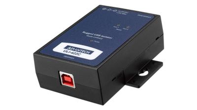 BB-UHR402 Module USB, USB TO USB 2 PORT ISOLATOR / HUB - 4KV, RUGGED