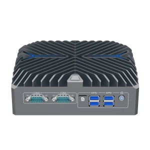 PC Fanless puissant avec Intel Core Ultra CPU 14th Gen 3 x HDMI, Type-C, 3x LAN, 2 x COM, 4 x USB et NPU