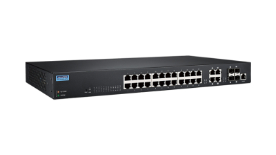 EKI-2428G-4CA-AE Switch ethernet 24 ports Giga + 4 ports combo SFP / Cuivre non managé