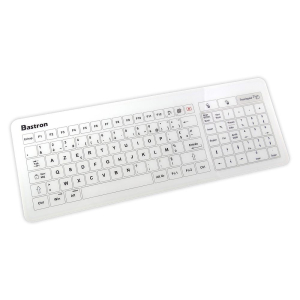 B50-90T Clavier industriel tactile AZERTY antistatique IP67 verre trempé et inox