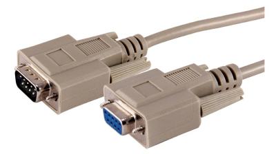 CABLE, EXT CBL DB9 M/F 3FT