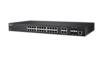 EKI-2428G-4CA-AE Switch ethernet 24 ports Giga + 4 ports combo SFP / Cuivre non managé