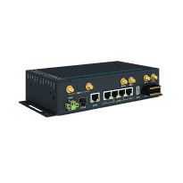 ICR-4461W3S Routeur 5G NR industriel très haut débit, passerelle Edge GbE x4 PoE PSE+ SFP x2 SIM WiFi et BT