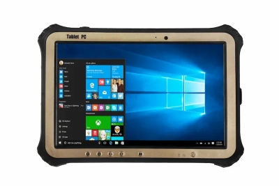 Tablette durcie 10" Windows 10 avec 4Go RAM, 64Go SSD, DB9, RJ45