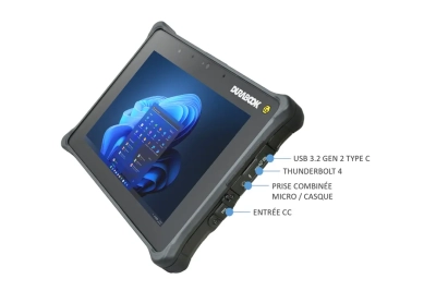 R8-EX Tablette ATEX 8" étanche IP66 avec Windows 11 IoT (ATEX/IECEx Zone 2/22) Batterie échangeable à chaud