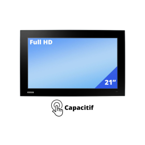 Ecran tactile capacitif industriel étanche 21" Full HD