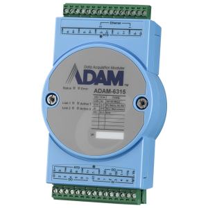 ADAM-6315-A1 Module ADAM 8 RTD + 6DI + 8DO avec OPC-UA, Modbus/TCP (25° C ~ 70° C)