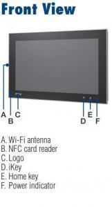 Option Moniteur ou écran industriel tactile 15" pour TPC-5000, PCT touch, Wifi, NFC, BT