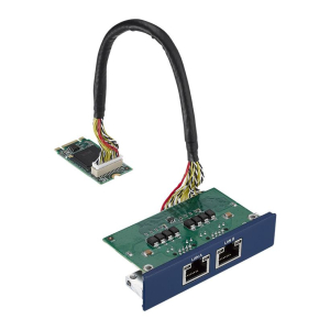 PCM-34R2GL-AE Extension 2 ports ethernet gigabit format RJ45  B+M Key (2242, PCIex1)