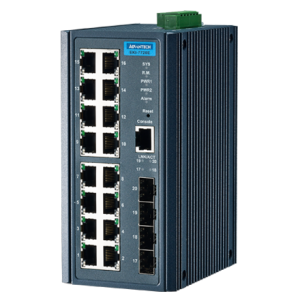 EKI-7720E-4FI-BE Switch Ethernet industriel 16 ports 10/100Mbps et 4 SFP manageable (Rail Din)