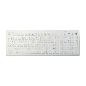 NXN-4000-SW Clavier médical silicone 106 touches IP66 désinfecable, hypoallergénique, sans fil plug et play