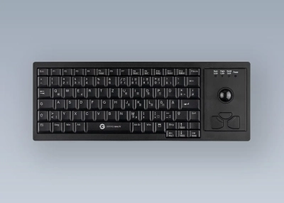 KL30204 Clavier semi-industriel avec trackball 22mm grand confort de frappe (USB)