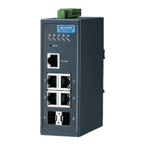 Switch industriel, 4GE + 2SFP Managed Ethernet Switch