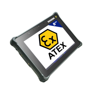 R8-EX Tablette ATEX 8" étanche IP66 avec Windows 11 IoT (ATEX/IECEx Zone 2/22) Batterie échangeable à chaud