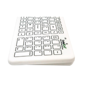 SF09-02W Clavier médical silicone extra-plat 105 touches IP65 désinfecable sans fil