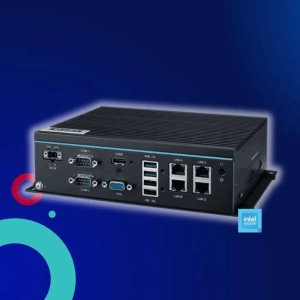 IOT-BOX-F210 PC Fanless durci spécial acquisition avec 4 x LAN, 4 x USB, 6 x COM, 1 x HDMI, 1 x VGA