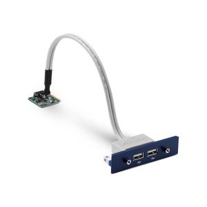 MOS-2110Z-1201E Module d'extension pour PC industriel fanless, USB module, 2-Ch, PCIe I/F