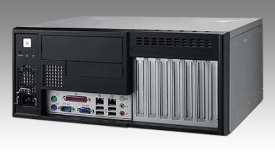 IPC-7120-35D Chassis PC format Tour pour PC industriel avec carte mère ATX connectique façade avant alimentation 350W