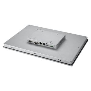 TPC-115W-N32YB Panel PC 15.6" prêt à l'emploi avec fonction Kiosque (Web et prise en main) sous Yocto 3.3 avec 2 x LAN et 2 x USB