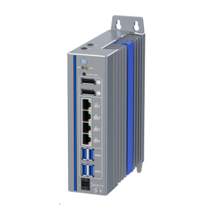 IEXP-512 PC Fanless compact avec un processeur Intel Core I5 ou I7 de 12eme génération, 2 x DP, 4 x LAN, 4x USB (-20 ~ +50°C)