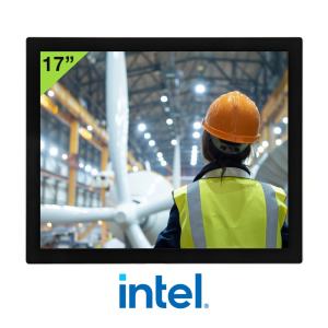 Panel PC tactile résistif industriel 17" TFT SXGA 4:3 IP65 avec processeur Intel N97, 8 Go DDR5, 3 x COM, 2 x USB & 1 x USB-C