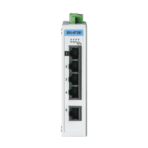 EKI-5725I-AE Switch Rail DIN ProView automatisme 5 ports gigabits -40°C +75°C