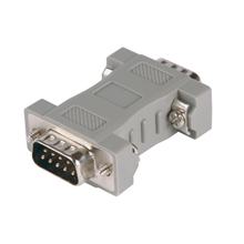 NULL MODEM ADAPTER, DB9 MALE MALE