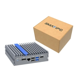 IEXP-304 PC Fanless 4 x LAN, 4 x USB, DP/HDMI, 1 x COM Intel N100