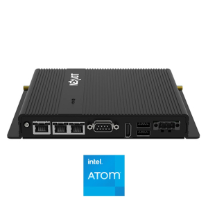 PC fanless avec Intel Atom x7433RE/N97, x1 HDMI, x3 LAN GbE, USB &COM