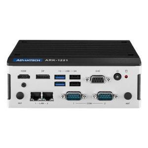 ARK-1221L-S2A1 PC fanless compact Rail Din avec Intel Atom x6413E QC ou Celeron N6210 LAN GbE, COM, USB, HDMI/DP et DIO