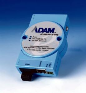 ADAM-6542/W15-AE Convertisseur Fibre Optique monomode vers Ethernet 10/100Mbps Base TX