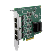 PCE-GIGE4-02A1 Carte ethernet PCIe 4 ports 10/100/1000Mbps