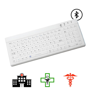 NXN-4020-SW Clavier médical silicone sans fil bluetooth 105 touches mécaniques IP66