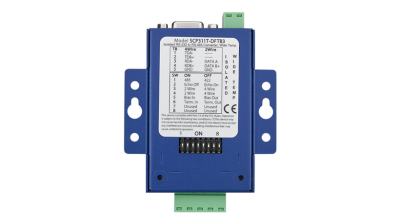 BB-SCP311T-DFTB3 Passerelle série, RS-232 to RS-422/485 Converter, Panel Mount, Iso