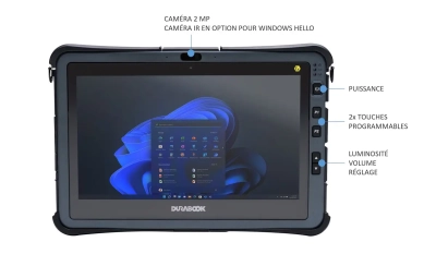 U11-EX Tablette 11" certifiée ATEX Zone 2/22 MIL-STD-810H & IP66