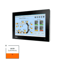 TPC-115W-N31YB Panel PC 15.6" client léger Full HD, mode kiosque inclus, sous Linux Yocto (-20 ~ 60 °C)