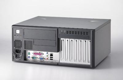 IPC-7120-35D Chassis PC format Tour pour PC industriel avec carte mère ATX connectique façade avant alimentation 350W