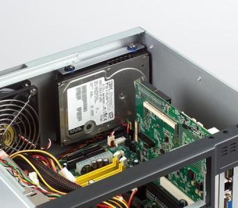 IPC-7120-35D Chassis PC format Tour pour PC industriel avec carte mère ATX connectique façade avant alimentation 350W