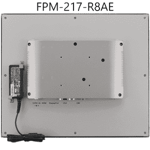 FPM-217-R9AE Ecran industriel 17" tactile résistif, HDMI, DP, VGA, 24V DC