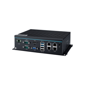 IOT-BOX-F210 PC Fanless durci spécial acquisition avec 4 x LAN, 4 x USB, 6 x COM, 1 x HDMI, 1 x VGA