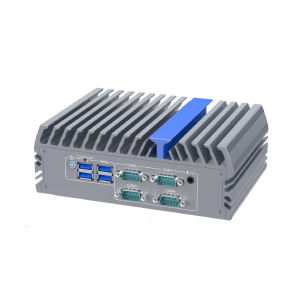 IEXP-332 PC Fanless compact avec  12th Gen Intel Alder Lake-N Series N100,  2 x HDMI, 1 x VGA, 2 x LAN, 4 x COM, 6 x USB (-20 ~ +50°C)