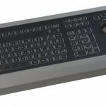 Clavier industriel pour table IP65 LED trackball 50mm USB QWERTZ
