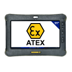 Tablette 11" certifiée ATEX Zone 2/22 MIL-STD-810H & IP66
