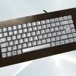 Clavier industriel mécanique 86 touches, IP54, confort de saisie, AZERTY/USB (Montage en panneau)