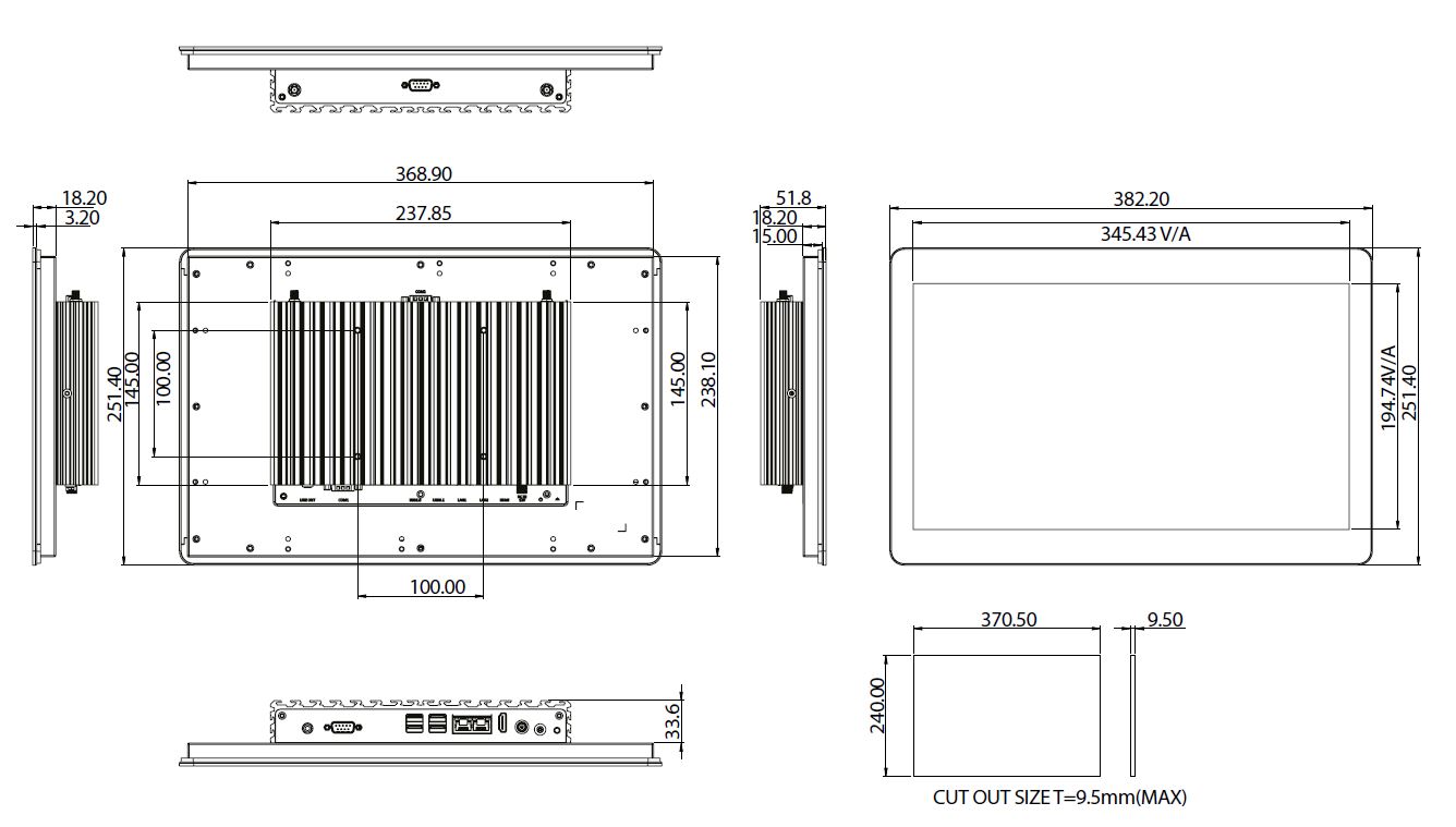 Schema Panel PC 16" Intel N97