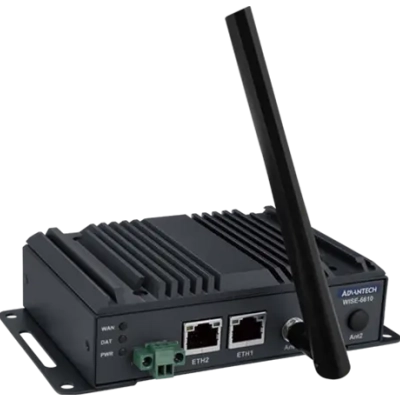 WISE-6610-EB Passerelle LoRaWAN 868Mhz, LNS embarqué, 2 x LAN, Node-Red, Modbus/TCP, MQTT, OPCUA, ...